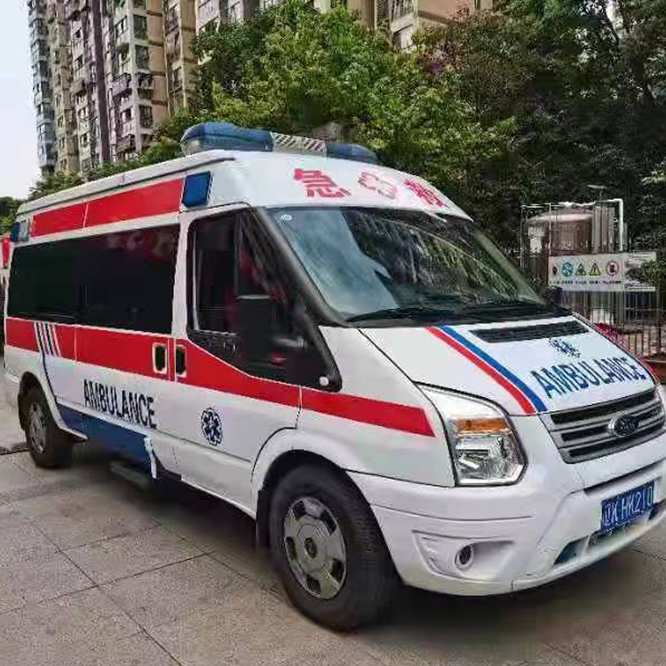 范县长途救护车护送病人返乡